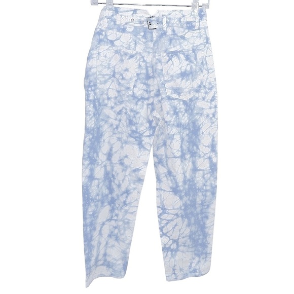 NWT | Women's Marble Print High-Rise Tapered Jeans - Rachel Comey - Picture 7 of 7